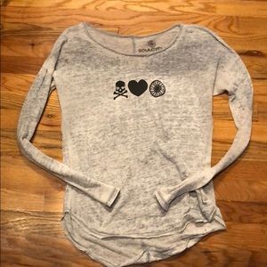 SoulCycle long sleeve burnout